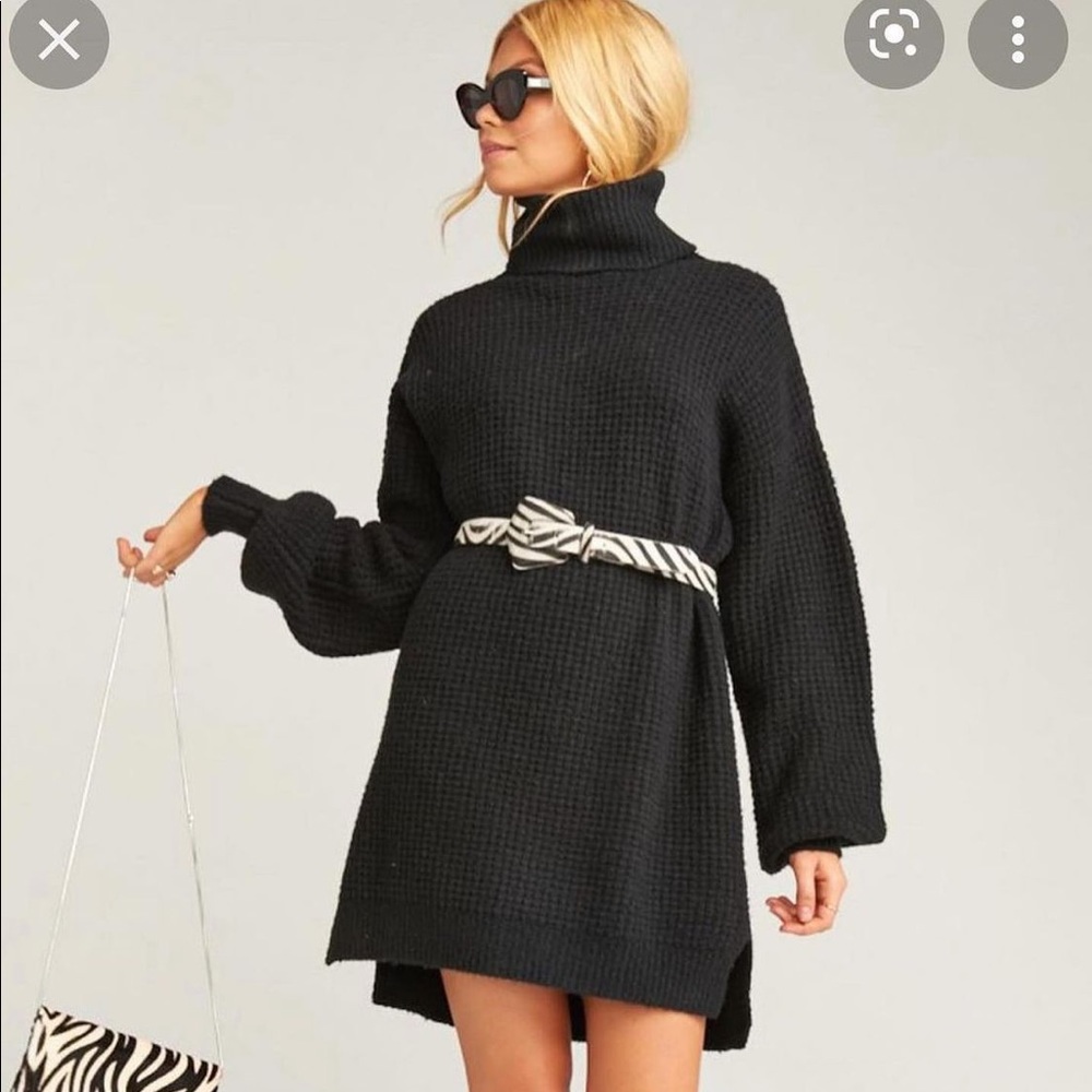 Show Me Your MuMu Turtleneck Sweater Dress
Size XS 

OG $158